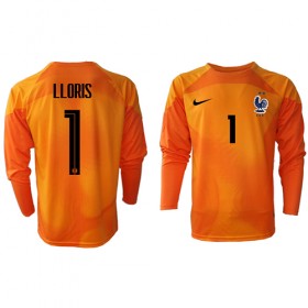 Camiseta de fútbol Francia Hugo Lloris 1 Portero 1ª equipación Copa Mundo 2022 Manga Larga